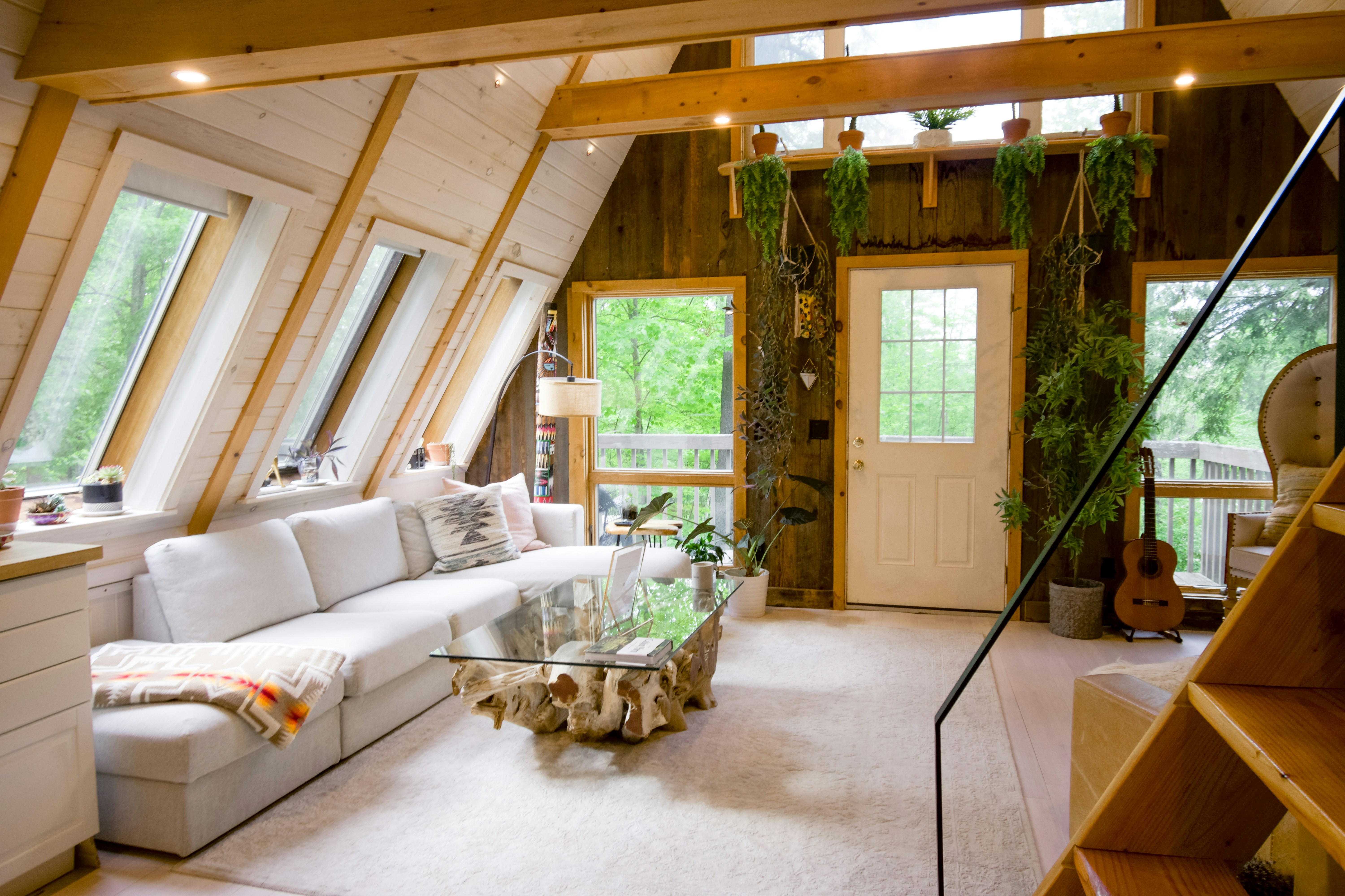 Cedar beam luxury interior