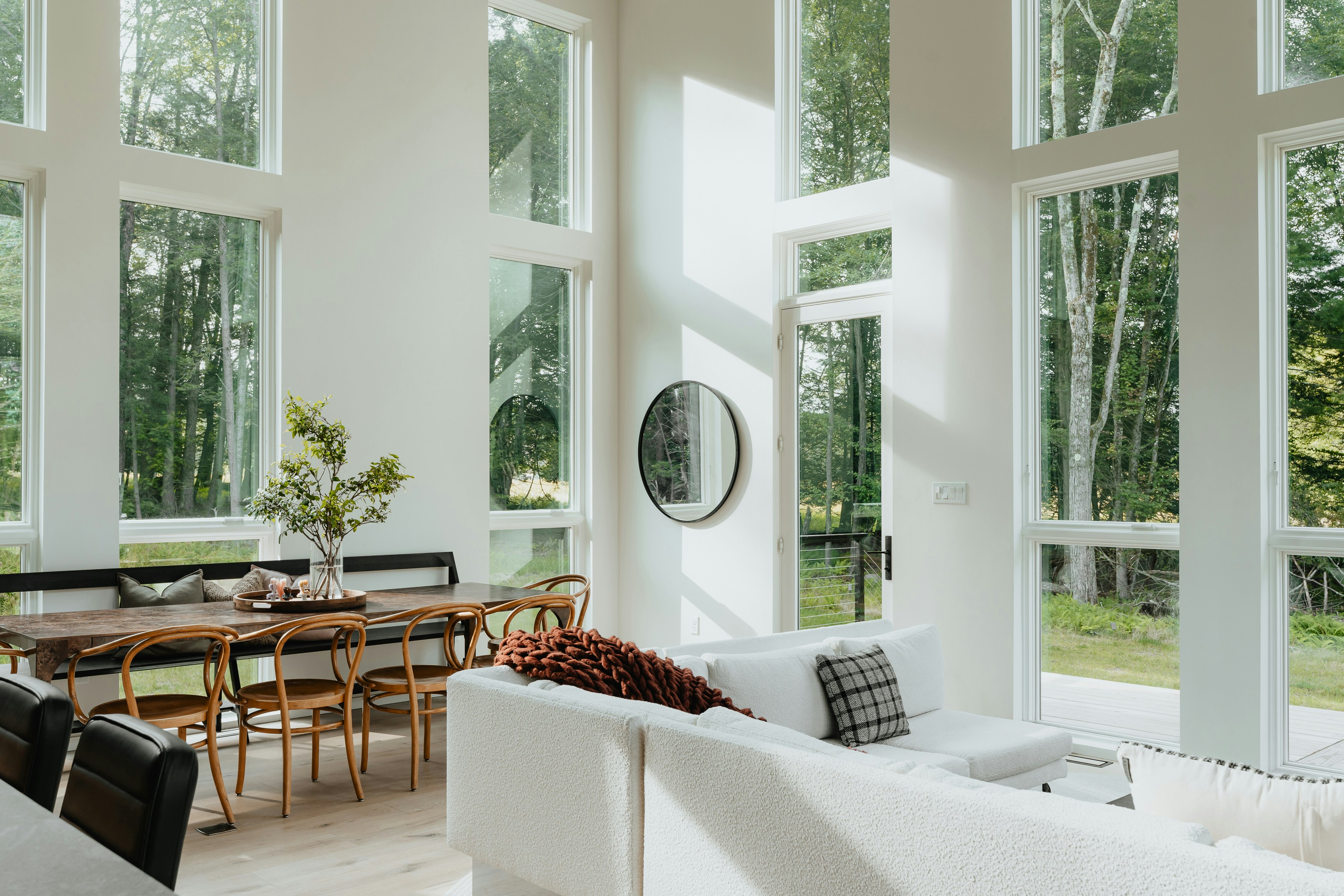 Floor to ceiling windows living